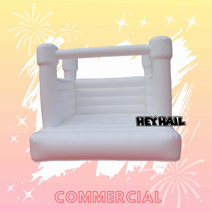 10x10 white bounce house